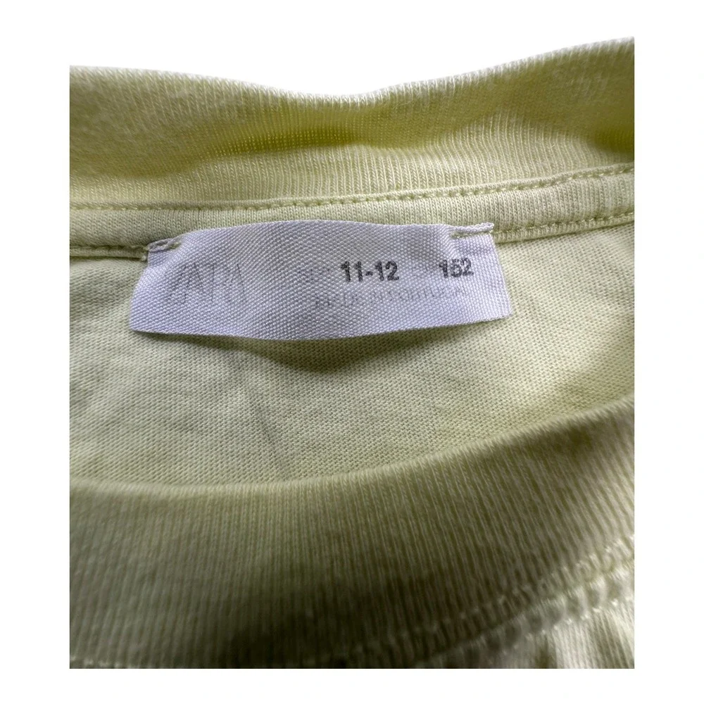 Boys Graphic T Shirt Yellow Anime Baseball Crew Neck Short Sleeve Size‎ 11 12